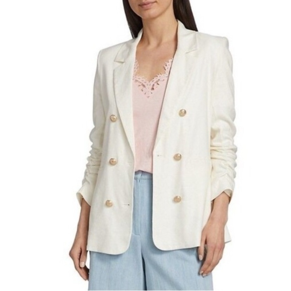 Generation Love Blazer Silvia Double Breasted in Ecru White